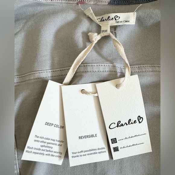 Charlie B Printed Reversible Jean Jacket - Picture 7 of 17